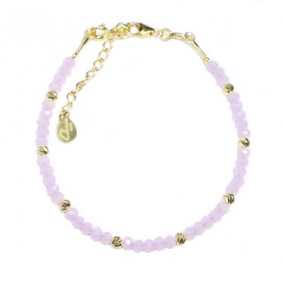 Bracelet en Argent 925 Plaqué or Collection Creschendo "Light Rose"