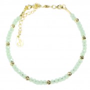 Bracelet en Argent 925 Plaqué or Collection Creschendo "Chrysolite Opal"