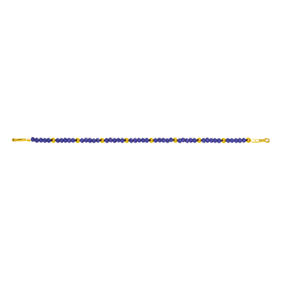 The bracelet thread Creschendo Gilding Navy blue