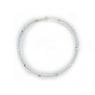 The bracelet thread Creschendo Transpt beige