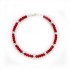 Le fil de bracelet Creschendo Rouge Le fil de bracelet Creschendo Rouge