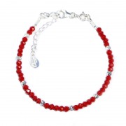 Silver 925 bracelet, collection Creschendo "Dark Siam"