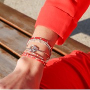 Silver 925 bracelet, collection Creschendo "Dark Siam"