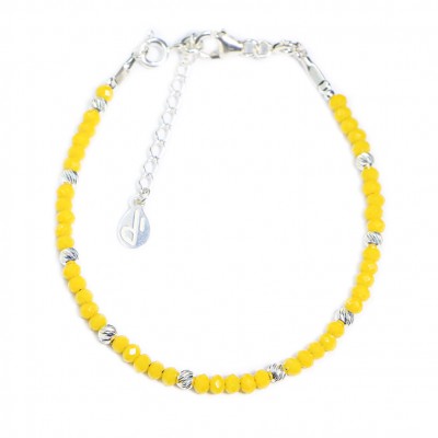 Браслет из серебра 925 пробы, коллекция Creschendo "Sun Flower"