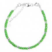 Silver 925 bracelet, collection Creschendo "Fern Green"