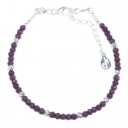 Silver 925 bracelet, collection Creschendo "Amethyst"