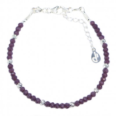 Silver 925 bracelet, collection Creschendo "Amethyst"