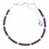Silver 925 bracelet, collection Creschendo "Amethyst" Silver 925 bracelet, collection Creschendo "Amethyst"