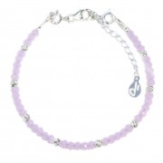 Silver 925 bracelet, collection Creschendo "Light Rose"