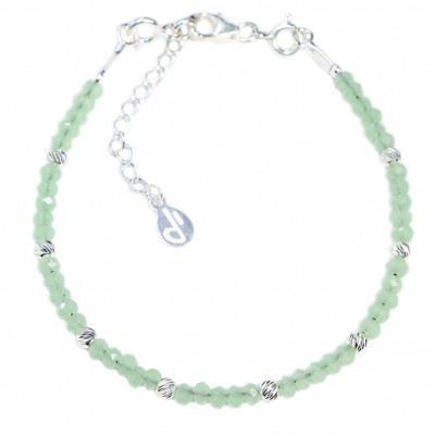 Браслет из серебра 925 пробы, коллекция Creschendo "Chrysolite Opal"