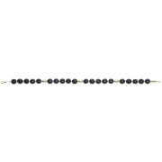 Silver 925 Gold plated bracelet, collection Grave "Pierre de Lave"