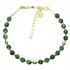 Silver 925 Gold plated bracelet, collection Grave "Jaspe Vert" Silver 925 Gold plated bracelet, collection Grave "Jaspe Vert"