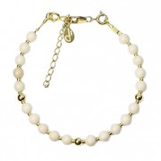 Silver 925 Gold plated bracelet, collection Grave "Os Fossile"