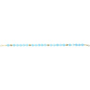 Bracelet en Argent 925 Plaqué or Collection Grave "Amazonite"