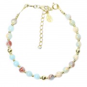Bracelet en Argent 925 Plaqué or Collection Grave "Shoushan"