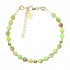 Silver 925 Gold plated bracelet, collection Grave "Jaspe Vert Claire" Silver 925 Gold plated bracelet, collection Grave "Jaspe Vert Claire"
