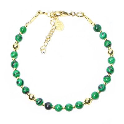 Silver 925 Gold plated bracelet, collection Grave "Malachite" Silver 925 Gold plated bracelet, collection Grave "Malachite"