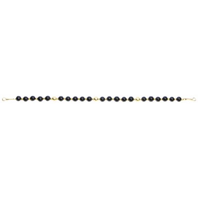 Bracelet en Argent 925 Plaqué or Collection Grave "Onyx"