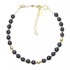 Bracelet en Argent 925 Plaqué or Collection Grave "Onyx Givré" Bracelet en Argent 925 Plaqué or Collection Grave "Onyx Givré"