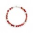 Le fil de bracelet Grave Jaspe Rouge Le fil de bracelet Grave Jaspe Rouge