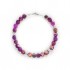 Le fil de bracelet Grave Jaspe Violet Le fil de bracelet Grave Jaspe Violet