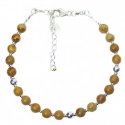 Bracelet en Argent 925 Collection Grave "Pierre de Bois"