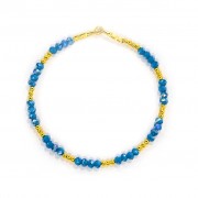 Le fil de bracelet Marcanto Plaqué or Turquoise