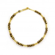 Le fil de bracelet Marcanto Plaqué or Moutarde