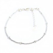 Le fil de bracelet collection “Sempre” Argent 925 1,8mm / facette 3mm.