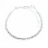 The bracelet collection “Sempre” Silver 925; 3mm / facette 3mm. The bracelet collection “Sempre” Silver 925; 3mm / facette 3mm.