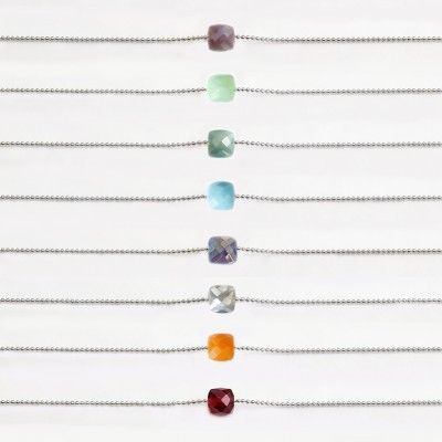 Silver Necklace Collection "Aria"